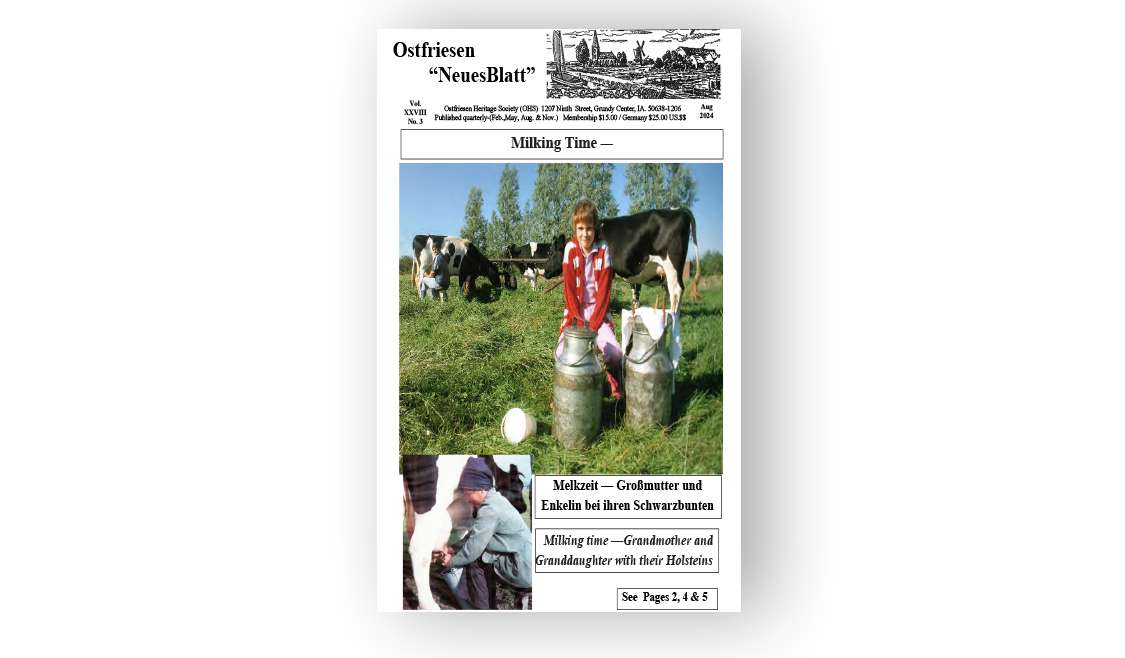 Ostfriesen “Neues Blatt”